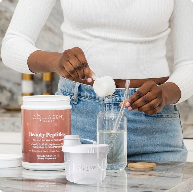 Beauty Peptides + Travel Container