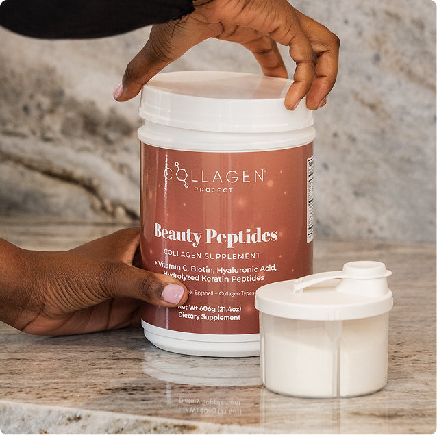 Beauty Peptides + Travel Container
